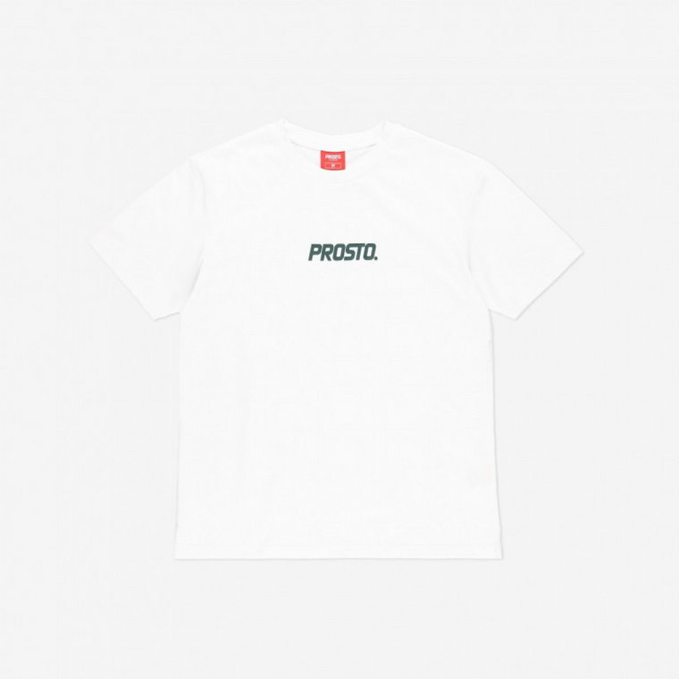Damski t-shirt z nadrukiem Prosto Classy - biały