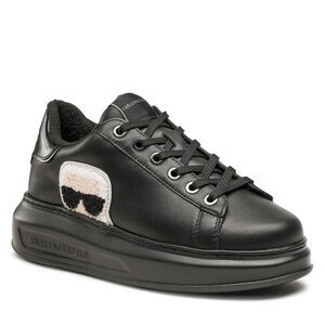 Sneakersy KARL LAGERFELD - KL62530W Black Lthr/Mono