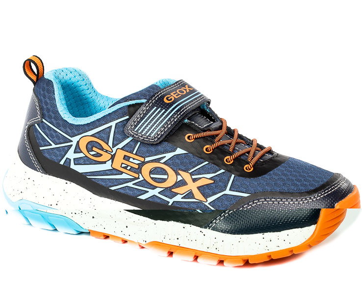 Półbuty Geox J15AXB-014CE Navy Orange R.36-38