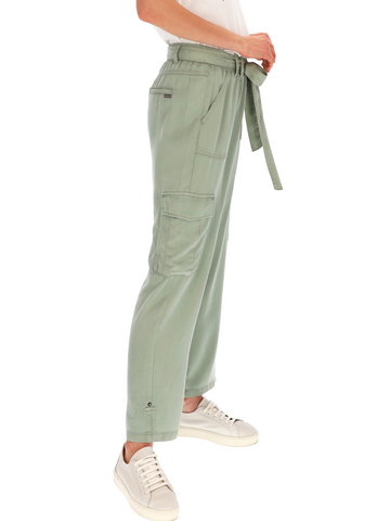 Zielone spodnie z podwijanymi nogawkami Red Button 2805 Belle