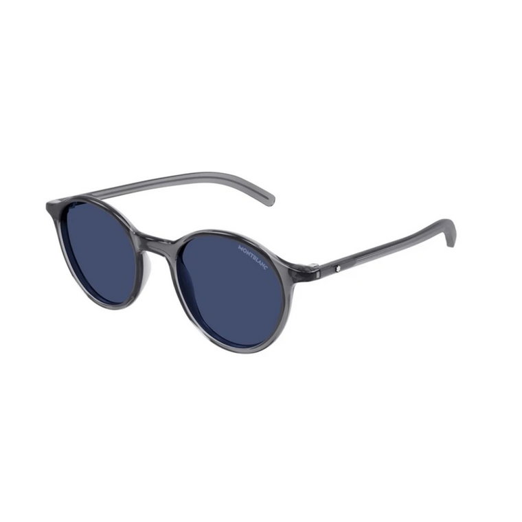 Szare Niebieskie Okulary przeciwsłoneczne Mb0324S 003 Montblanc
