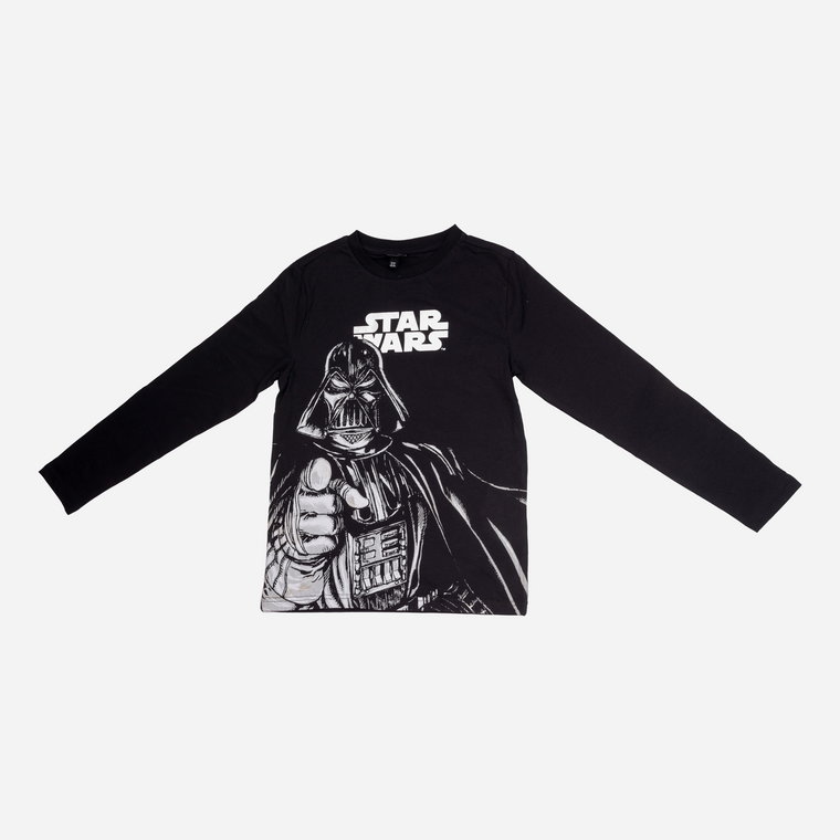 Longsleeve dziecięcy OVS Tsh Starwars Black Beauty 1891923 170 cm Czarny (8052147138407). Bluzki chłopięce z długim rękawem