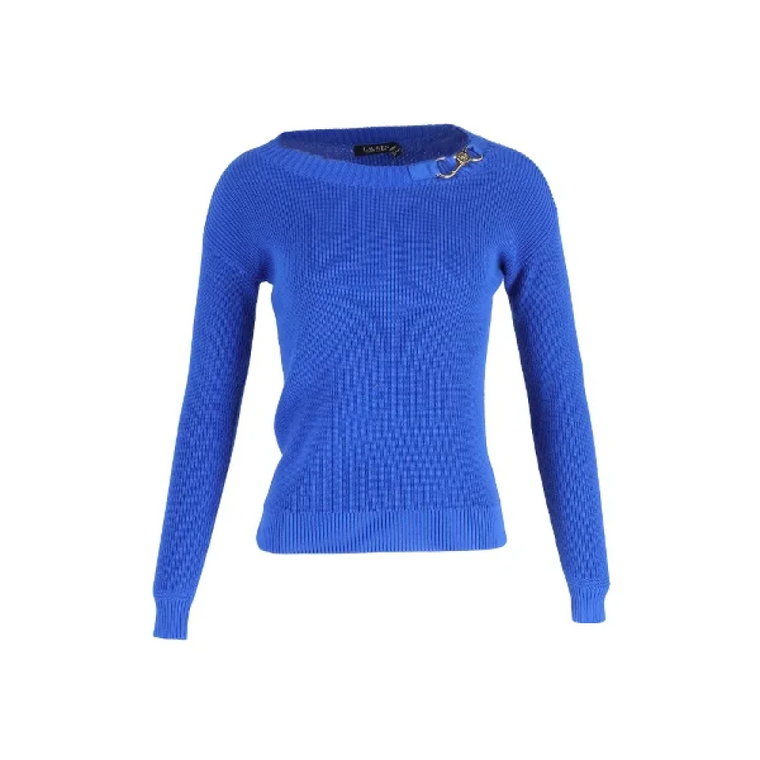 Niebieski Sweter z Bawełny Ralph Lauren