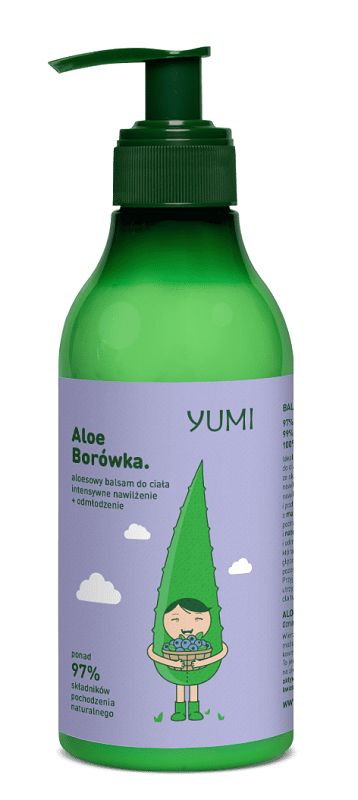 Yumi Aloesowy Balsam do ciała Aloes i Borówka