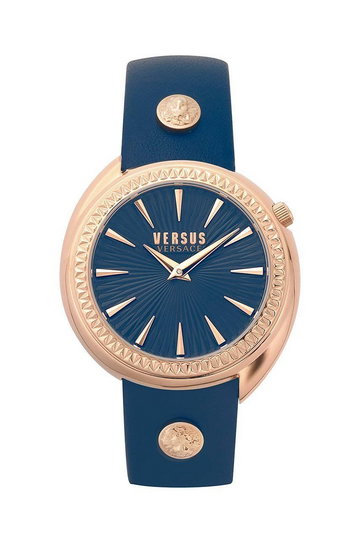 Versus Versace zegarek damski kolor granatowy
