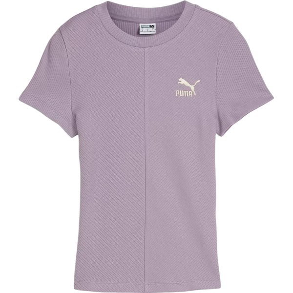 Koszulka damska Classics Ribbed Slim Tee Puma