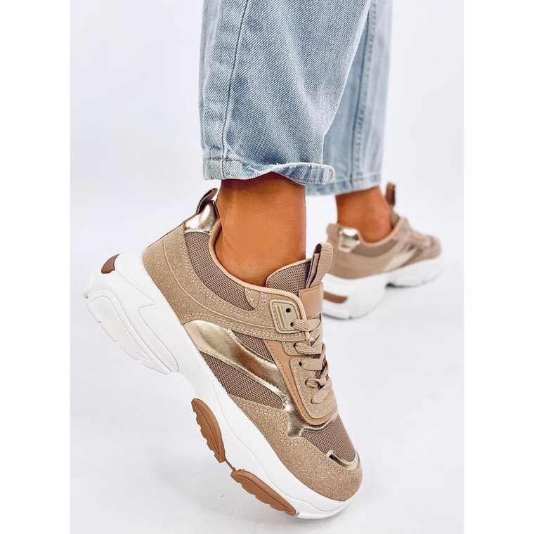 Sneakersy damskie Baltha Khaki beżowy