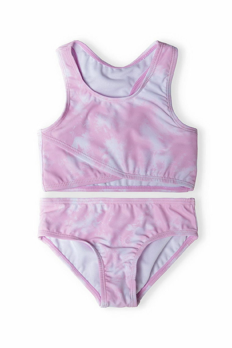 Dwuczęściowy kostium kąpielowy dla dziewczynki- różowy