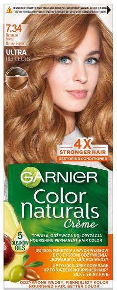 Garnier Color Naturals Farba do włosów, 7.34 Natural Copper