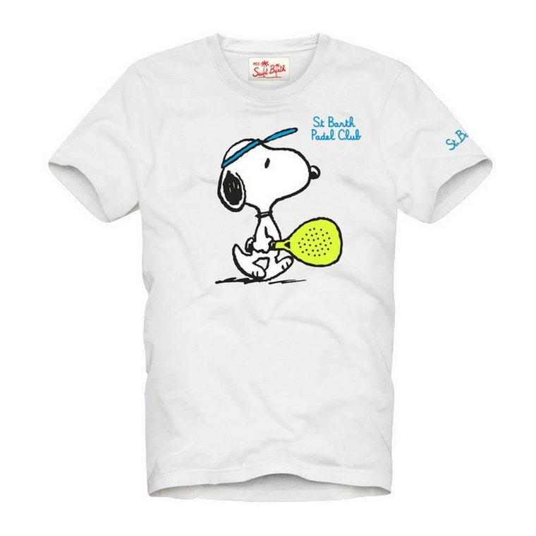 Cool Snoopy T-shirt dla mężczyzn Saint Barth