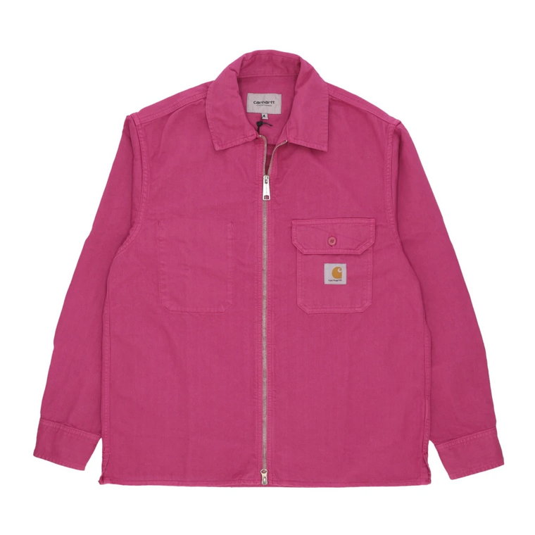 Magenta Rainer Shirt Jacket Garment Dyed Carhartt Wip