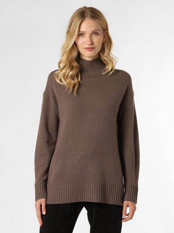 Apriori - Damski sweter z wełny merino, brązowy