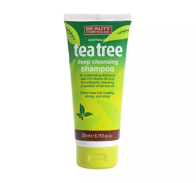 BEAUTY FORMULAS TEA TREE DEEP CLEANSING SHAMPOO OCZYSZCZAJĄCY SZAMPON DO WŁOSÓW 200ML