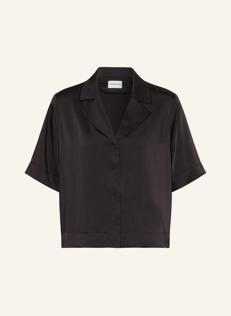 Claudie Pierlot Bluzka Satynowa schwarz