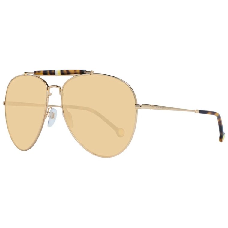 Złote Okulary Przeciwsłoneczne Aviator Gradient Tommy Hilfiger