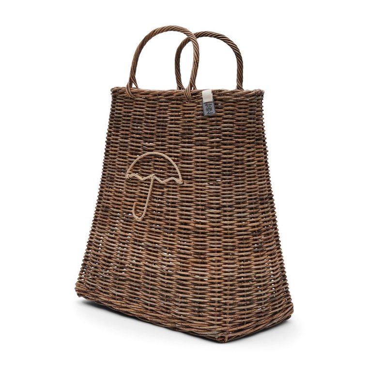 Stojak na parasole Rustic Rattan Umbrella Bag