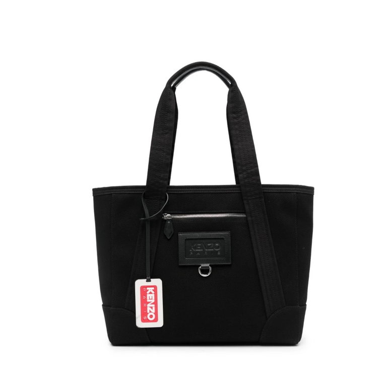 Logo-Patch Canvas Tote Bag Kenzo