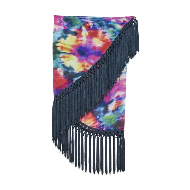 Tie-Dye Frędzlowany Sarong Patrizia Pepe