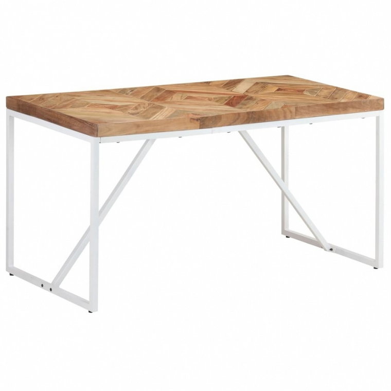Stół jadalniany, 140x70x76 cm, lite drewno akacjowe i mango kod: V-323547