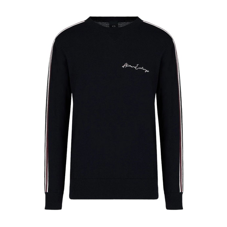 Klasyczny i wszechstronny sweter z autentycznym logo Armani Exchange