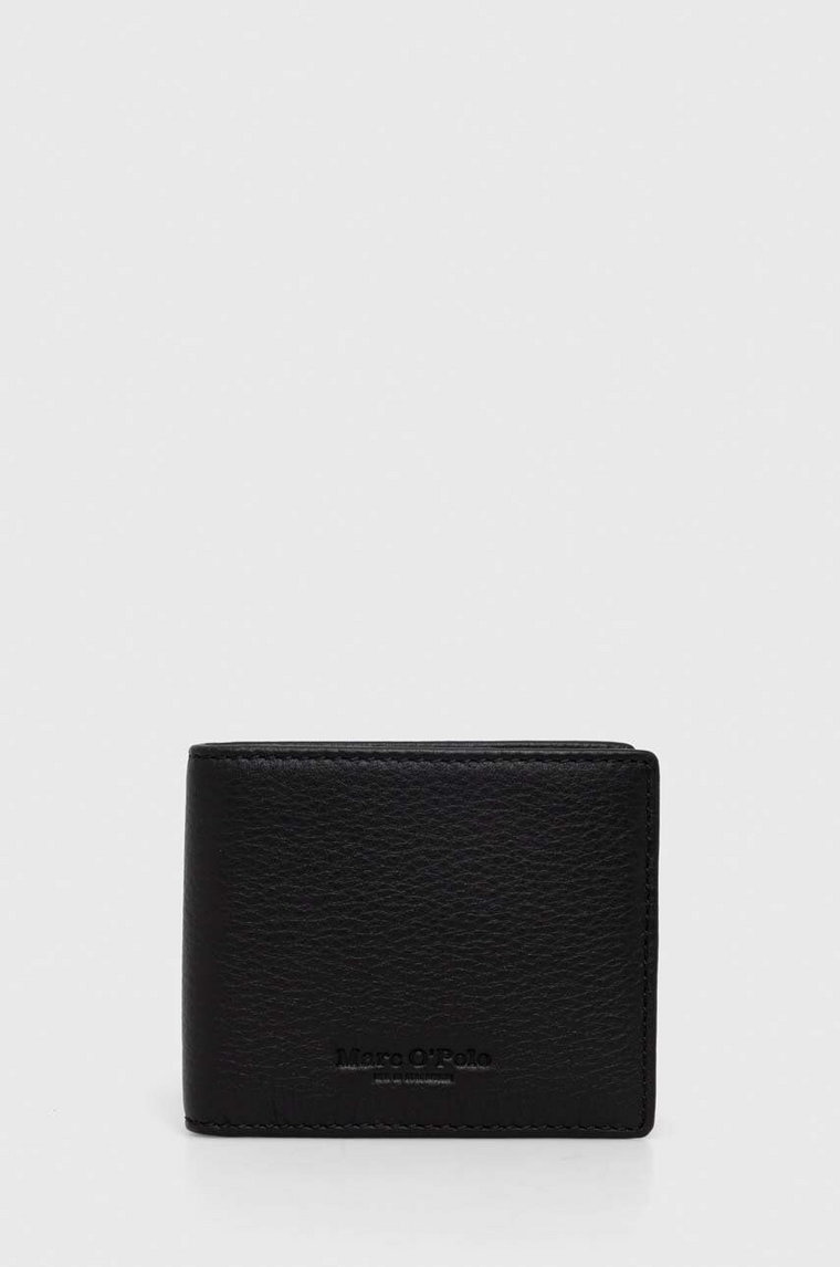 Marc O'Polo portfel skórzany męski kolor czarny 31029915701106