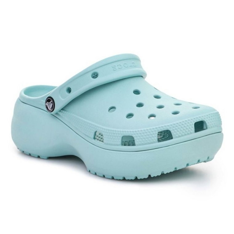 Klapki Crocs Classic Platform Clog W 206750-4SS niebieskie