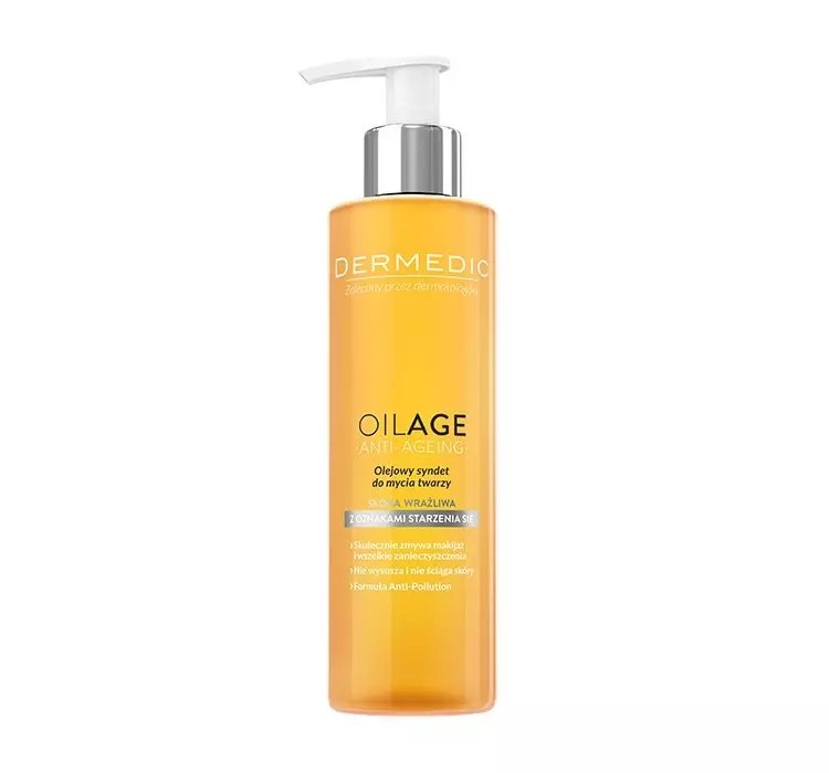 DERMEDIC OILAGE ANTI-AGEING OLEJOWY SYNDET DO MYCIA TWARZY 200ML