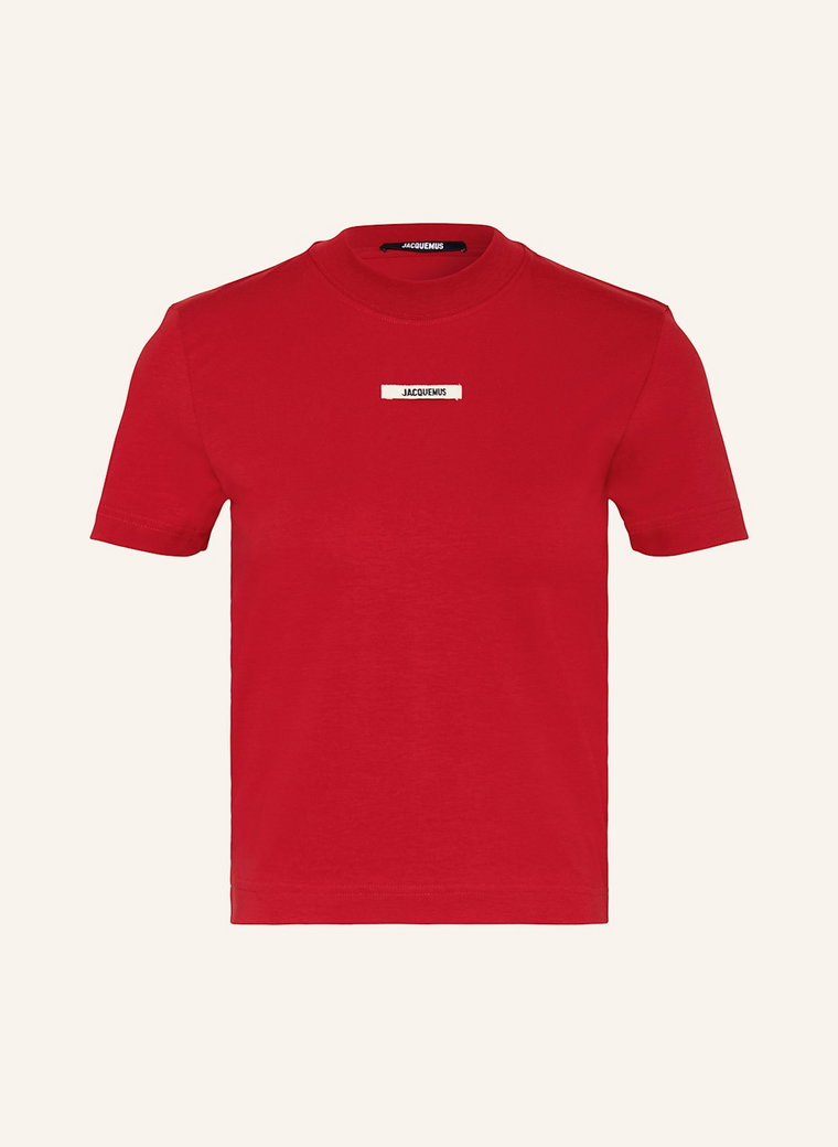 Jacquemus T-Shirt Le Tshirt Gros Grain rot