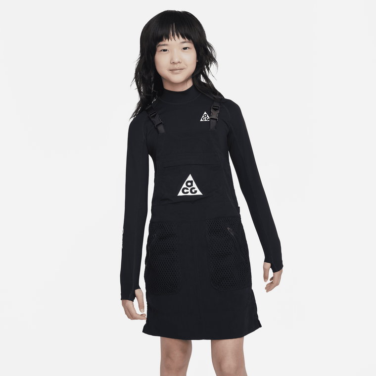 Sukienka utility dla dużych dzieci (dziewcząt) Nike ACG - Czerwony