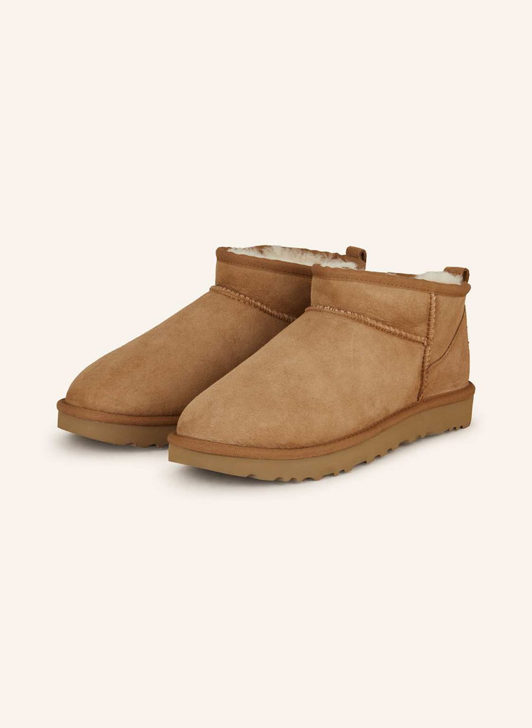 Ugg Botki Classic Ultra Mini braun