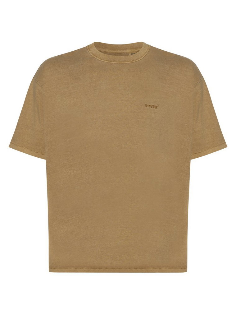 Levi's - T-shirt męski  duże rozmiary, beżowy