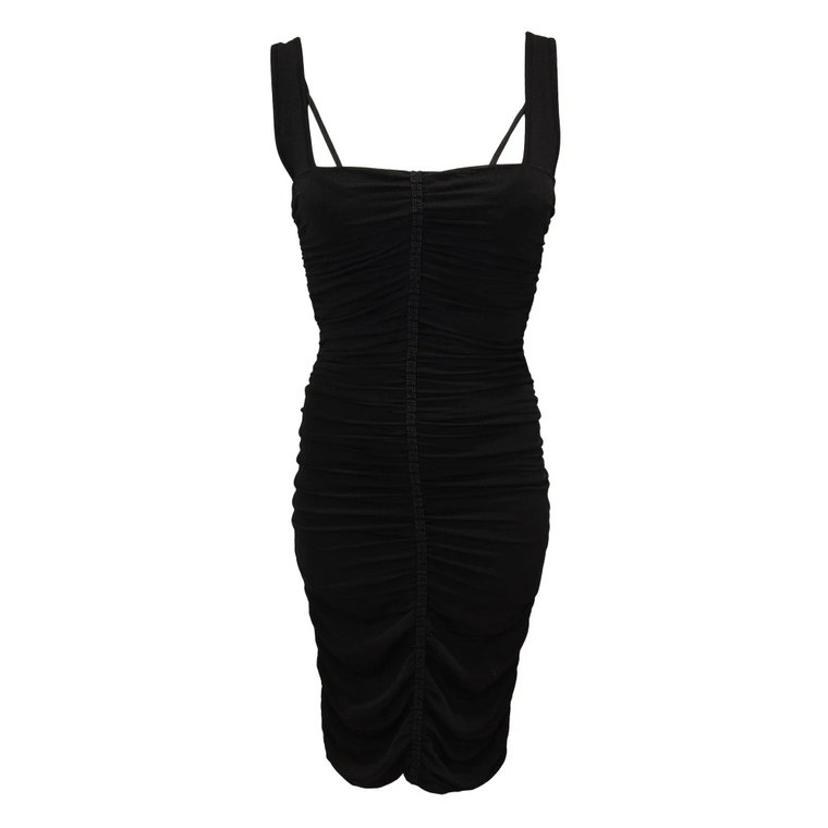 Czarna Sukienka, Krótka Długość, Wysokiej Jakości Materiał Givenchy