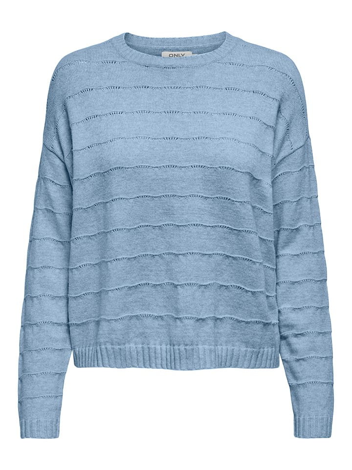 ONLY Sweter "Katia" w kolorze błękitnym
