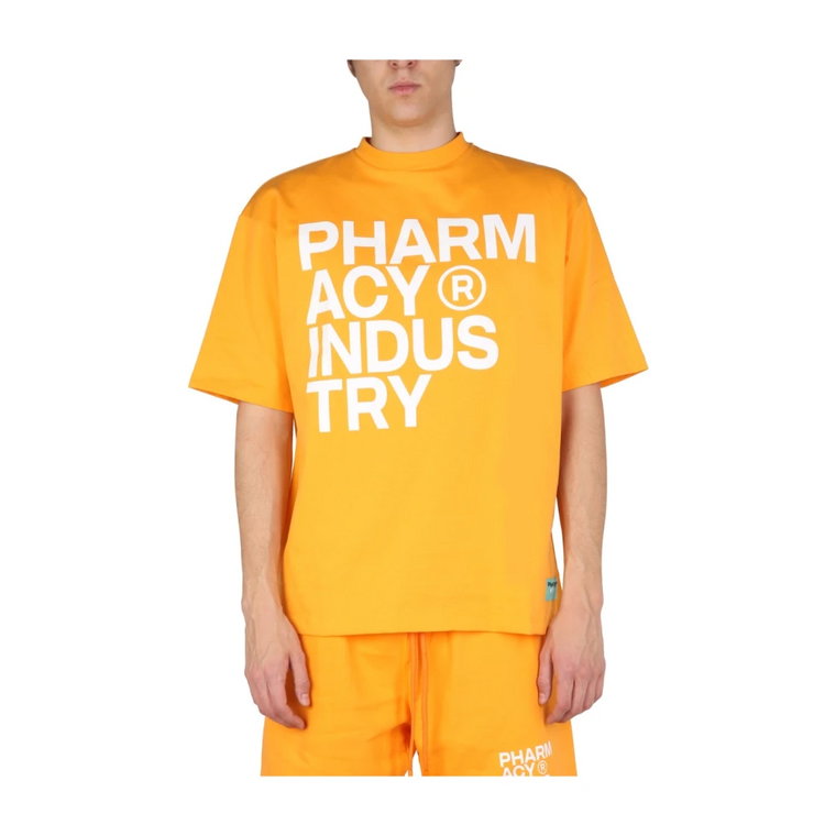 Logo Print T-Shirt Pharmacy Industry