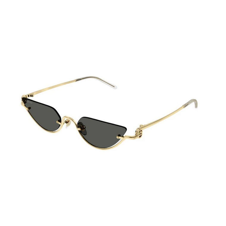 Złote Szare Okulary Gg1603S Gucci
