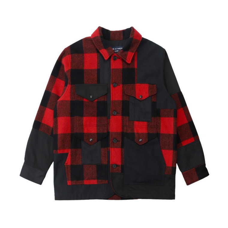 Kurtka wełniana w kratkę - Buffalo Check Comme des Garçons