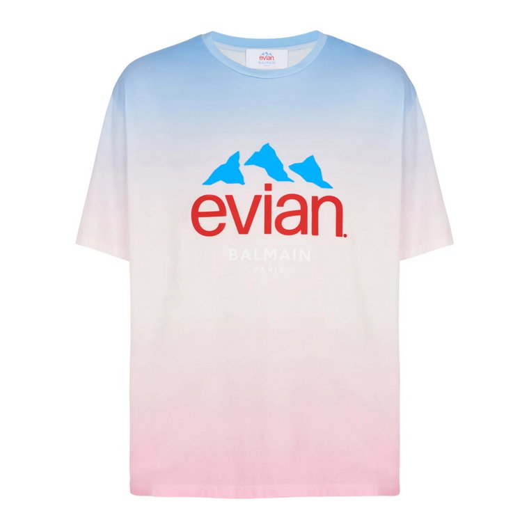 x Evian - Koszulka Gradientowa Balmain