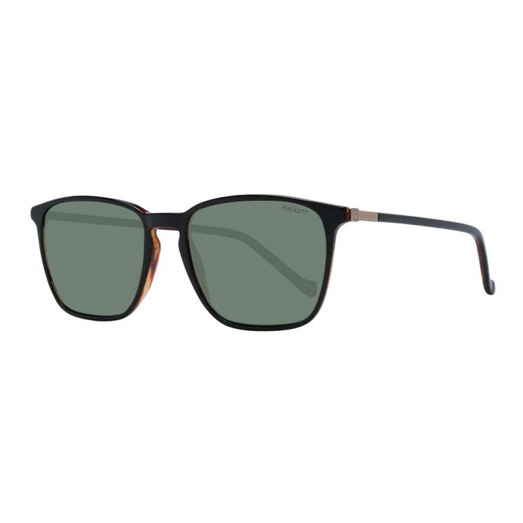 Okulary przeciwsłoneczne z zielonymi soczewkami w kształcie prostokąta Hackett