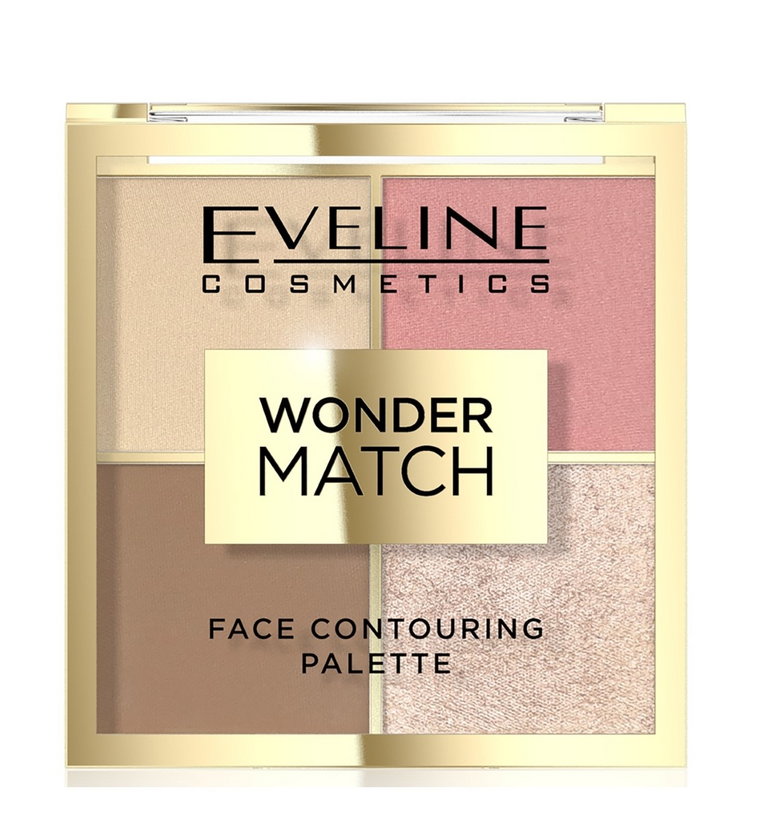 Eveline Wonder Match Paleta do konturowania twarzy 02