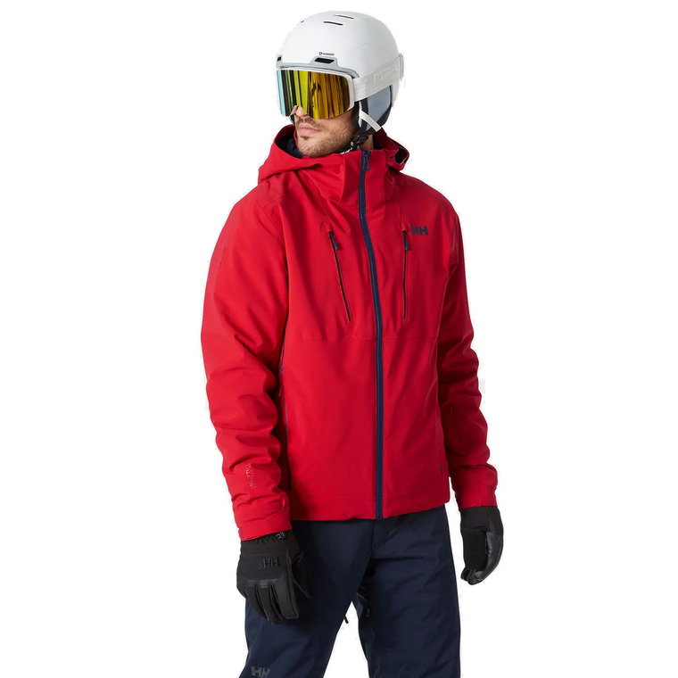 Męska kurtka narciarska Helly Hansen Alpha 4.0 Jacket red - M