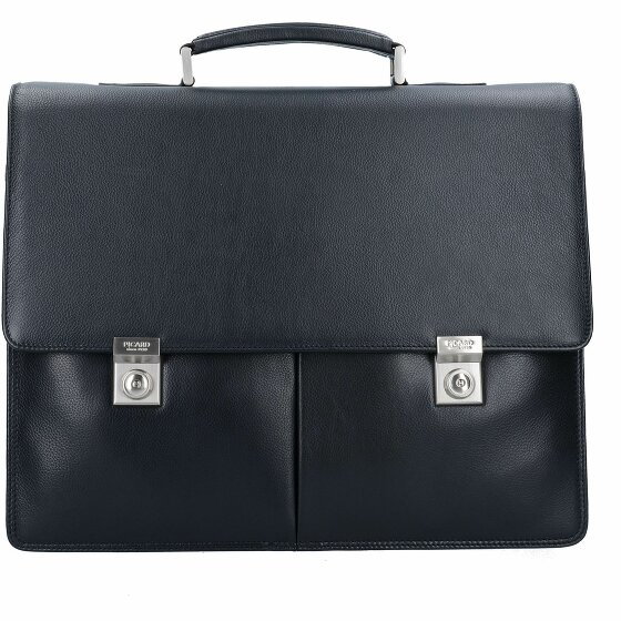 Picard Aberdeen Briefcase Leather 42 cm schwarz