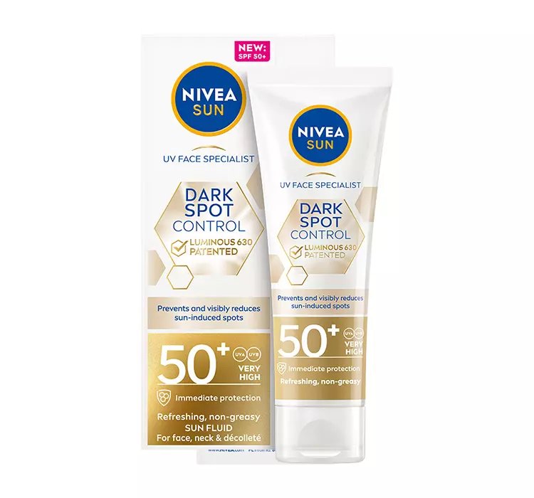 NIVEA SUN DARK SPOT CONTROL LUMINOUS630 PRZECIWSŁONECZNY KREM DO TWARZY SPF50 40ML