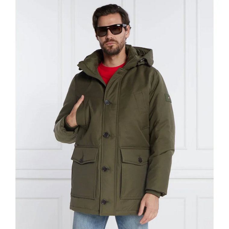 Tommy Hilfiger Puchowa kurtka ROCKIE NON FUR PARKA | Regular Fit