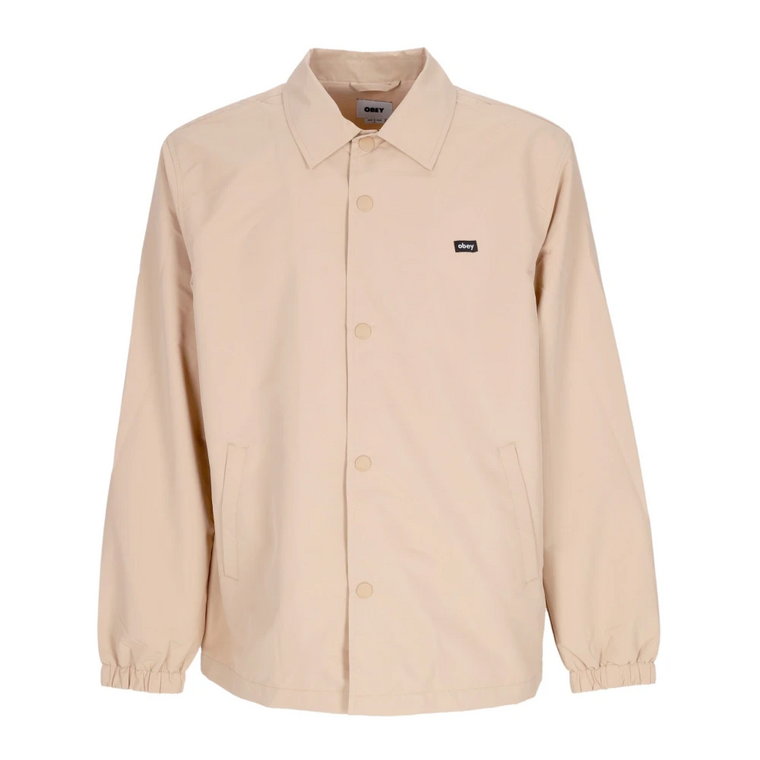 Froggy Coach Jacket Irish Cream Obey