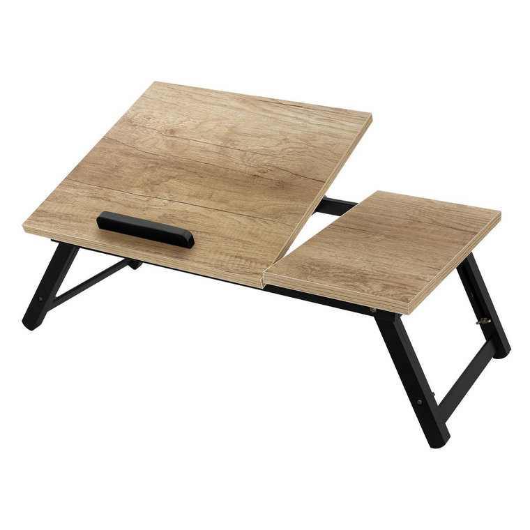 Stolik na laptopa do łóżka lub sofy z drewna dębowego ML design