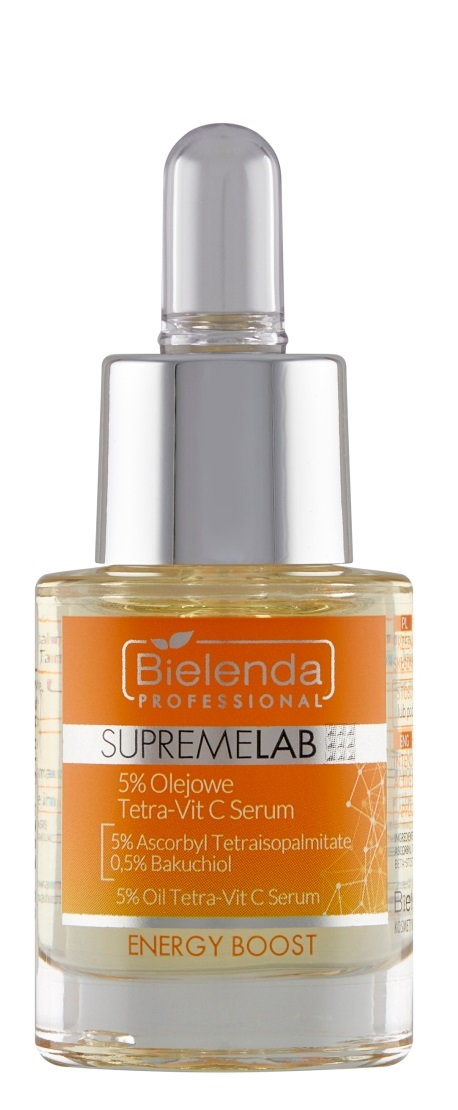 Bielenda Professional Supremelab Energy Boost 5% Serum Olejowe Tetra-Vit. C 15 ml