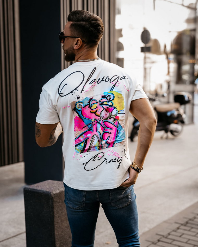 T-shirt męski OLAVOGA HUNTER ecru