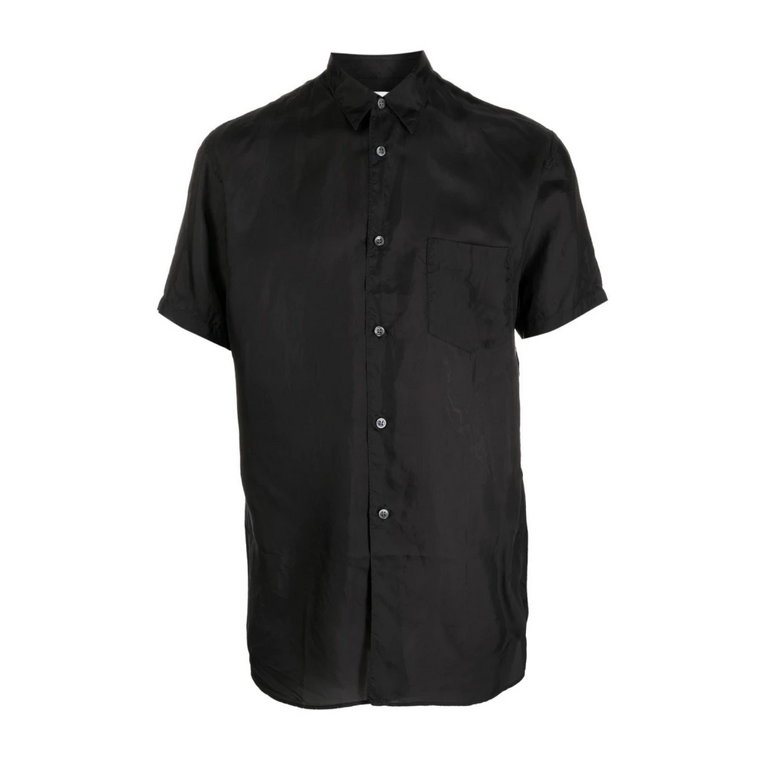 Stylowa czarna koszula z bawełny Comme des Garçons