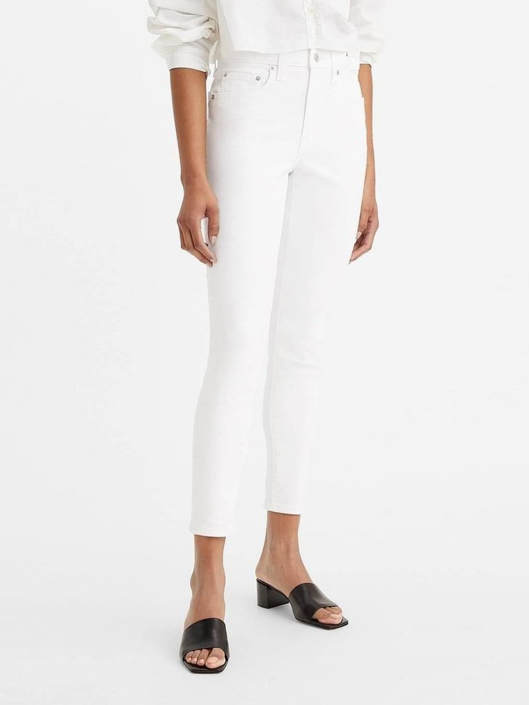 Jeansy skinny damskie Levi's 721 High Rise Skinny 18882-0058 30-30 Białe (5415313834504). Jeansy damskie