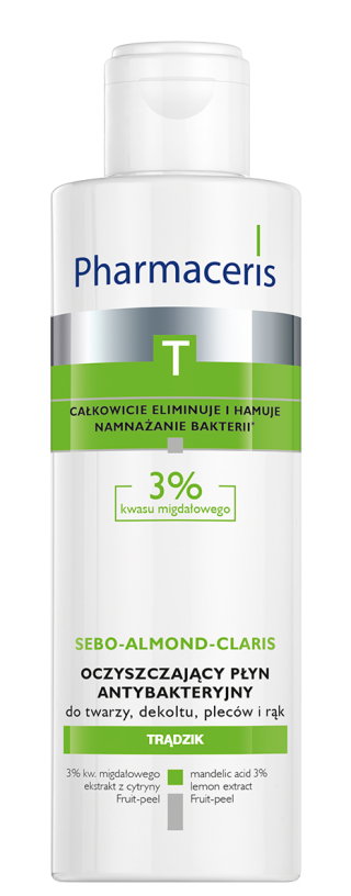 Pharmaceris T Sebo-Almond-Claris - płyn bakteriostatyczny 190ml